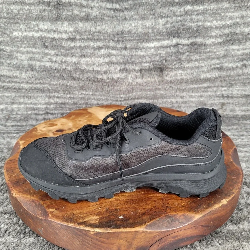 Merrell Moab Speed Black Waterproof‎ Hiking Shoes Black Men's Size 6
